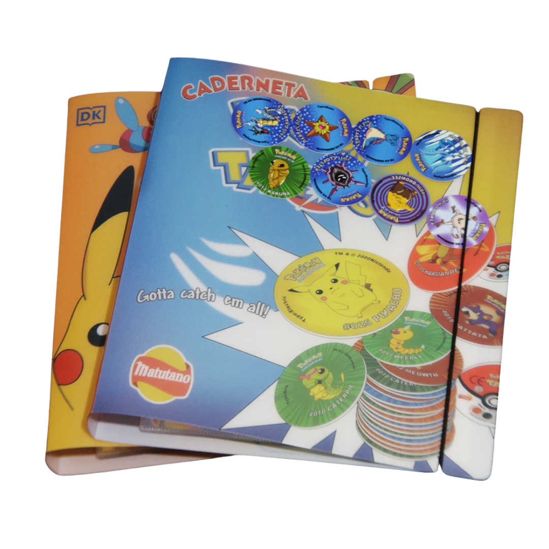 Álbum Pokémon + Tazos